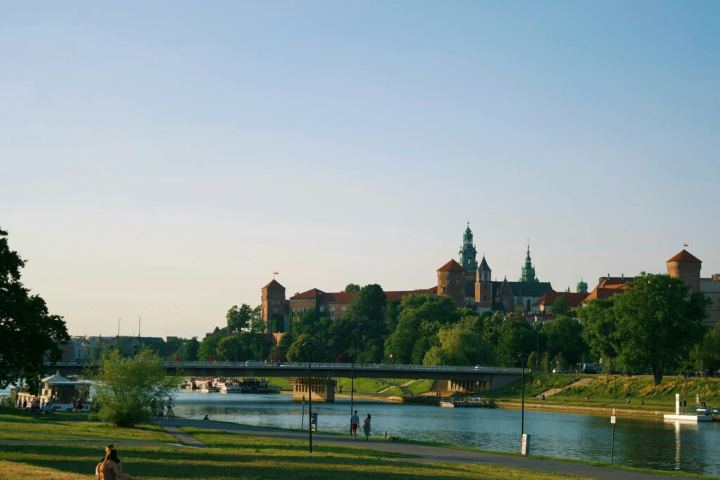 Wawel widziany znad Wisły