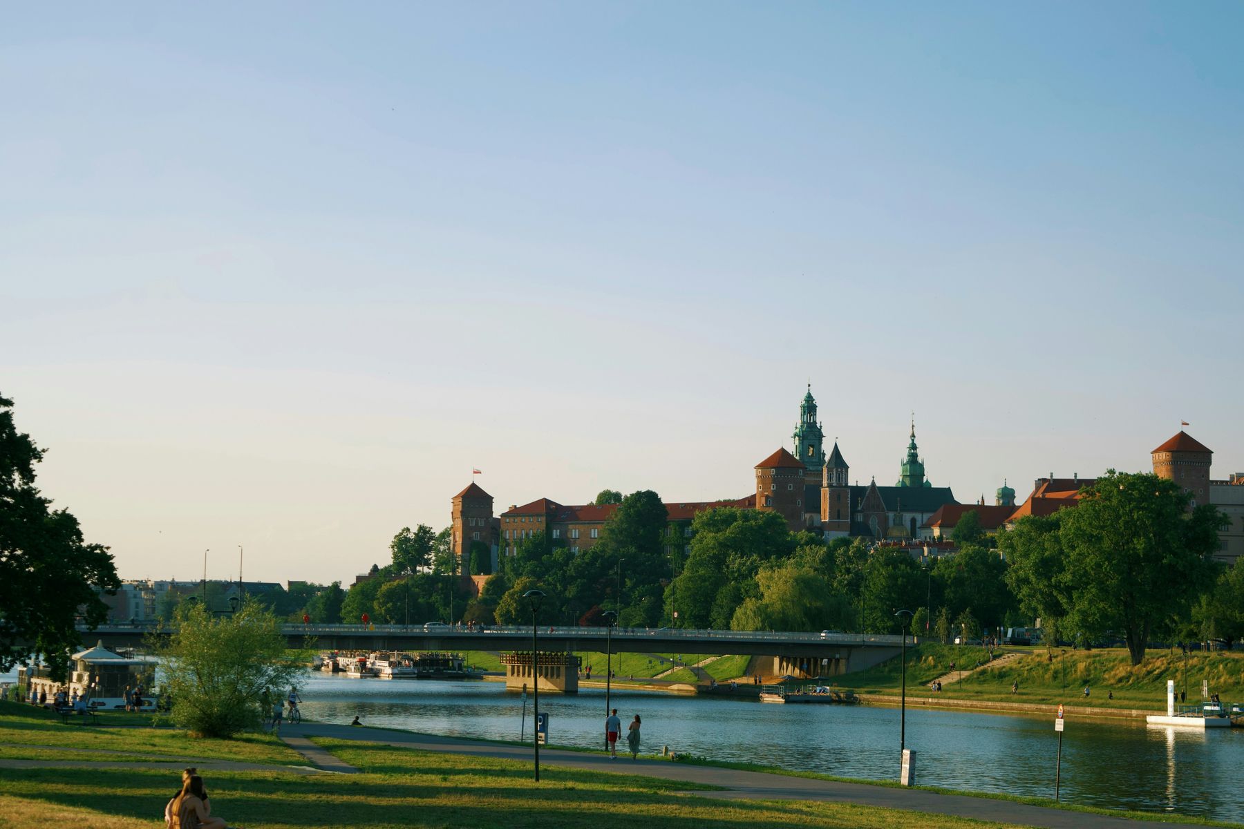 Wawel nad Wisłą w Krakowie